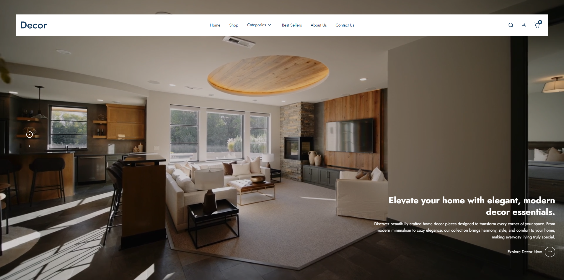 Gravity Theme - Decor Preset
