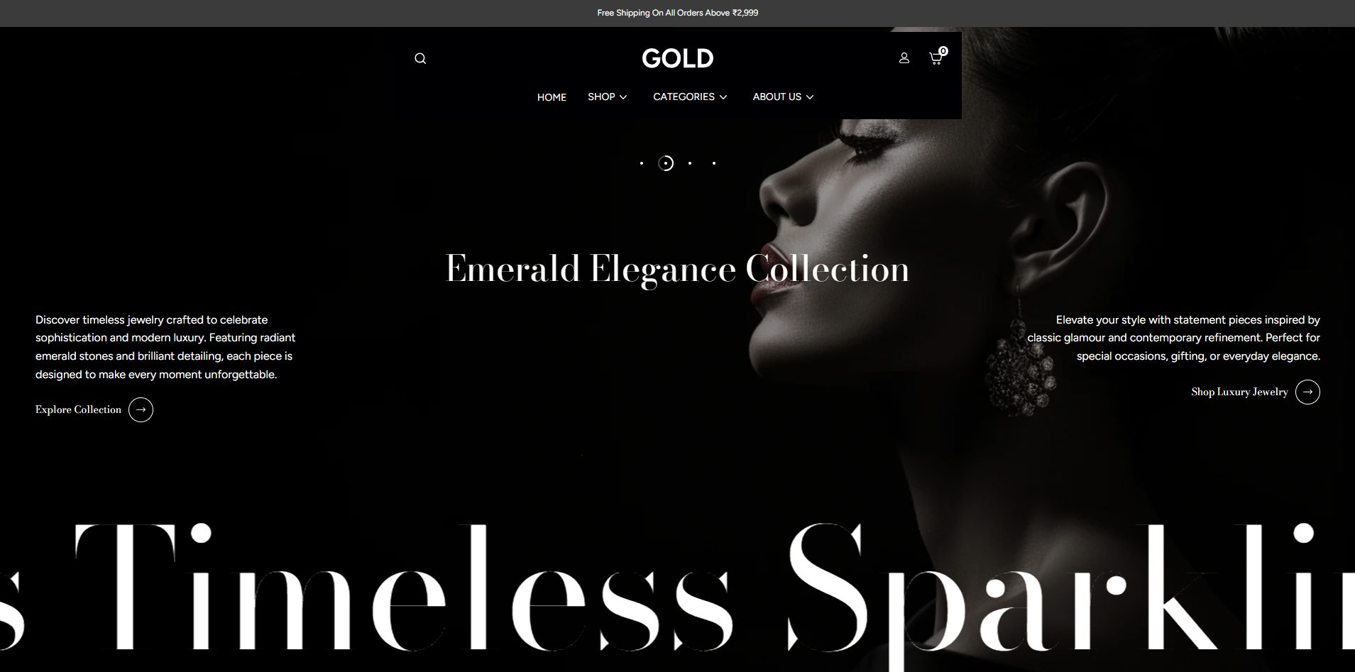 Gravity Theme - Gold Preset