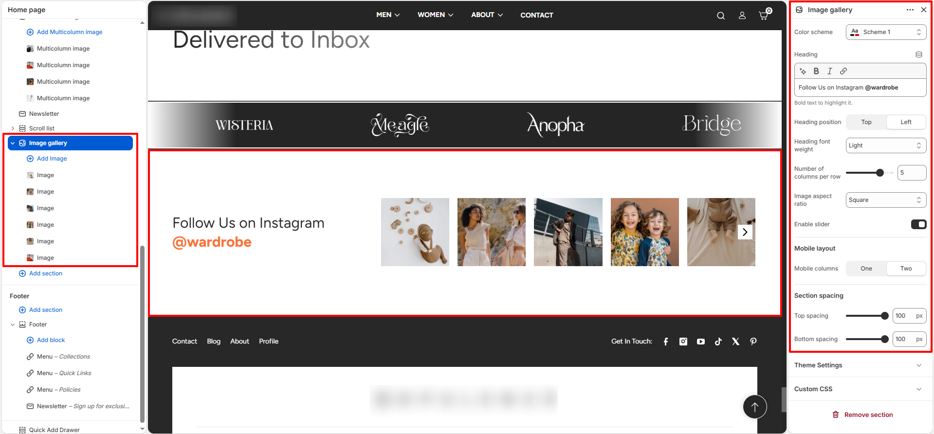 image-gallery-settings
