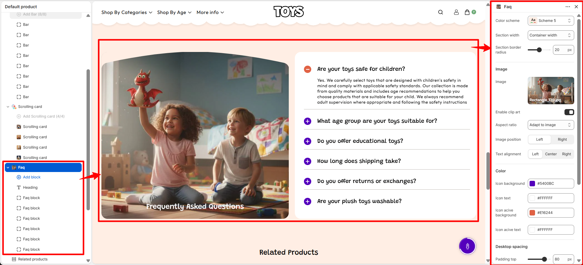 faq-section-settings