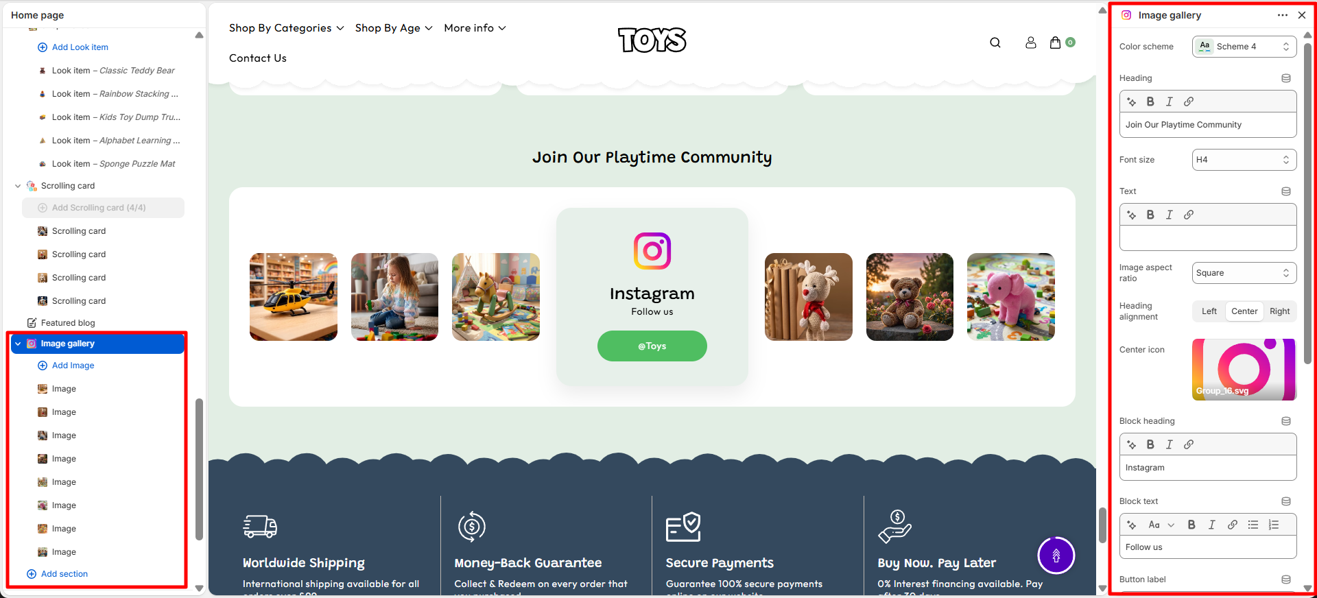 image-gallery-settings