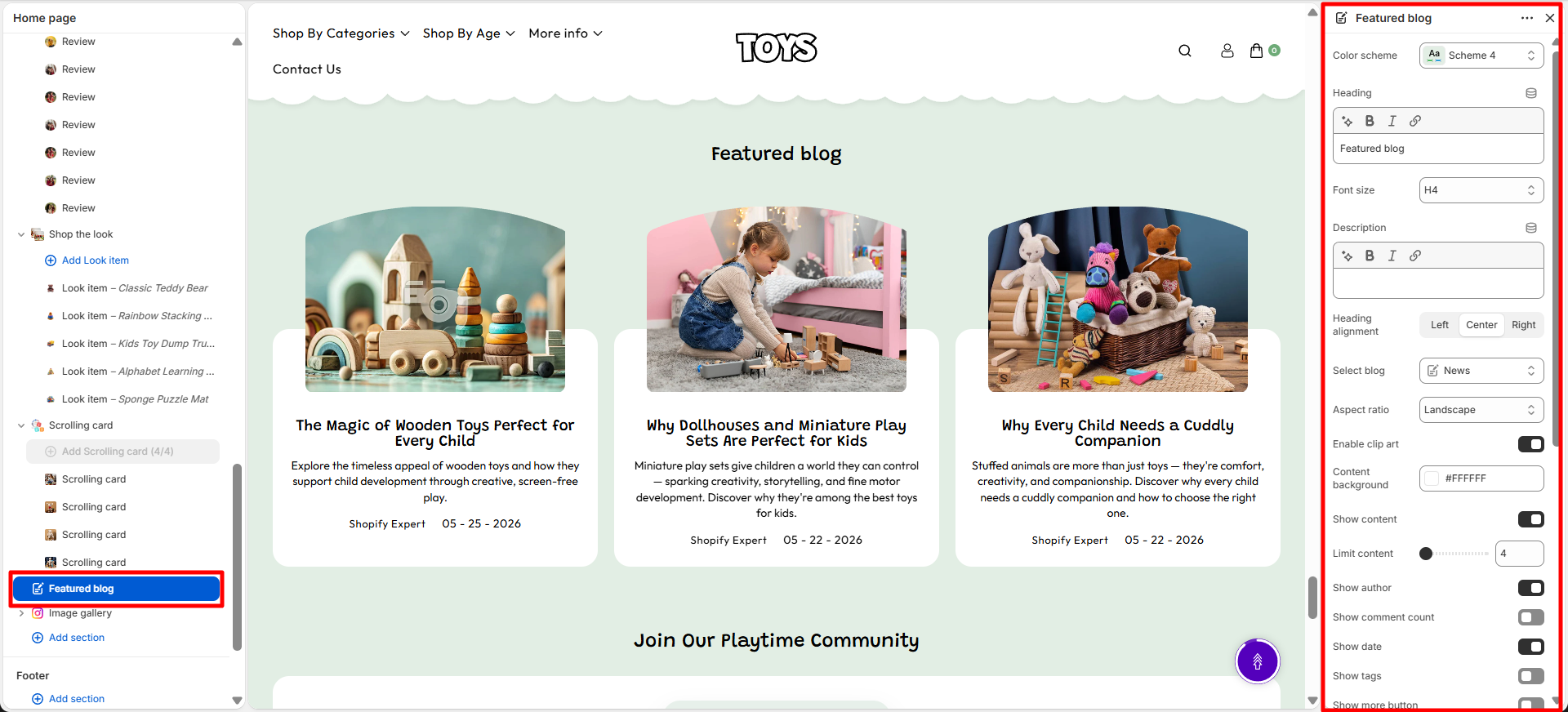 newsletter-section-settings