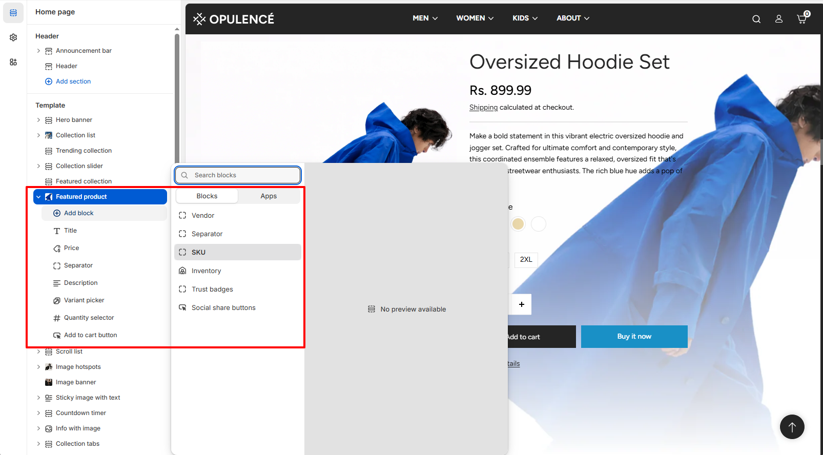 Variant Background Image selection